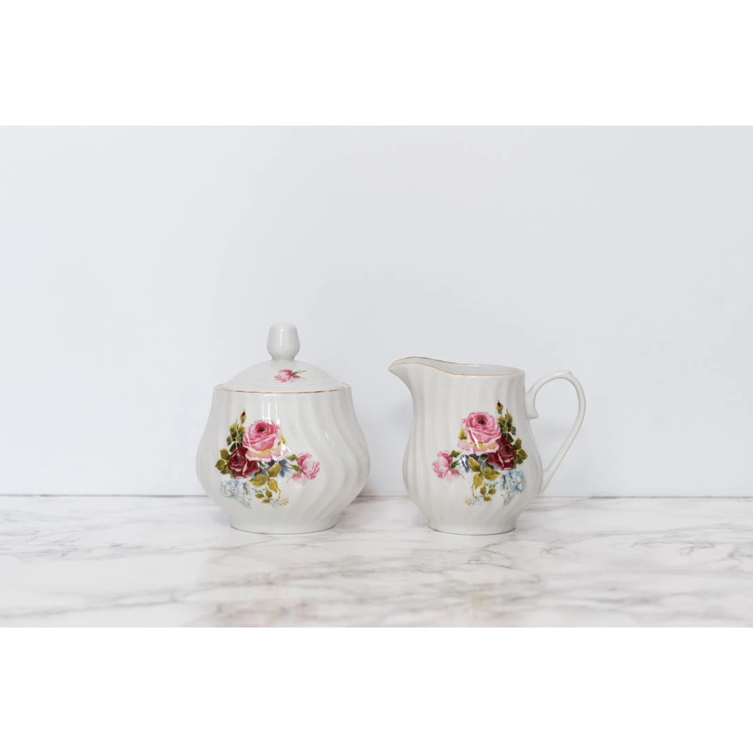 Budget π― Lynns Limited Edition: Vintage Bloom Sugar & Creamer Set π 1 Budget π― Lynns Limited Edition: Vintage Bloom Sugar & Creamer Set π