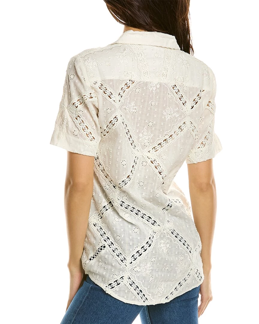 Cheap ❤️ Hemant & Nandita Lace 👕 Shirt - 👩 women 👏 2 Cheap ❤️ Hemant & Nandita Lace 👕 Shirt - 👩 women 👏 - Image 2