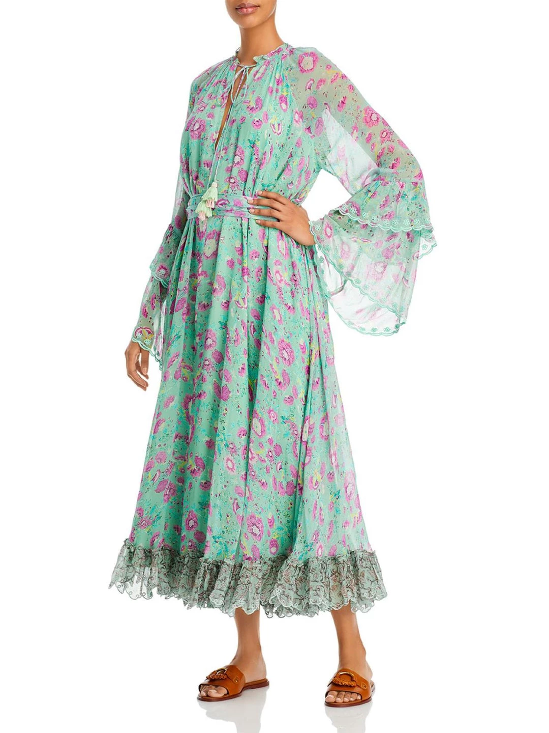 Promo 🥰 Hemant & Nandita Hera 👩 Womens Floral Print Long Midi 👗 Dress 🔔 1 Promo 🥰 Hemant & Nandita Hera 👩 Womens Floral Print Long Midi 👗 Dress 🔔