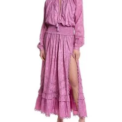 Buy ✨ Hemant & Nandita Smocked Maxi 👗 Dress - 👩 women 🤩