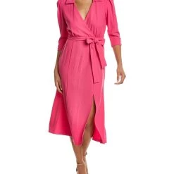 Best reviews of 🥰 MAISON TARA Vintage Crepe Midi 👗 Dress - 👩 women ❤️