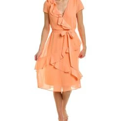 Maison Tara Sales 7 Deals ๐ MAISON TARA Ruffle Midi ๐ Dress - ๐ฉ women ๐