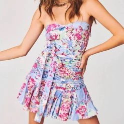 Hot Sale โญ Hemant & Nandita Mila Tie Up Short ๐ Dress in Stone Blue - ๐ฉ women ๐