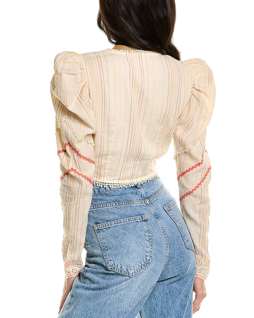 Best Sale ๐ Hemant & Nandita Tie Waist Crop Top - ๐ฉ women ๐งจ 2 Best Sale ๐ Hemant & Nandita Tie Waist Crop Top - ๐ฉ women ๐งจ - Image 2