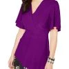 Cheapest 🎉 Thalia Sodi 👩 Womens Asymmetric Surplice Wrap Top 👏
