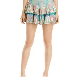 Top 10 😉 Hemant & Nandita 👩 Womens Metallic Smocked Mini 👗 Skirt ⌛