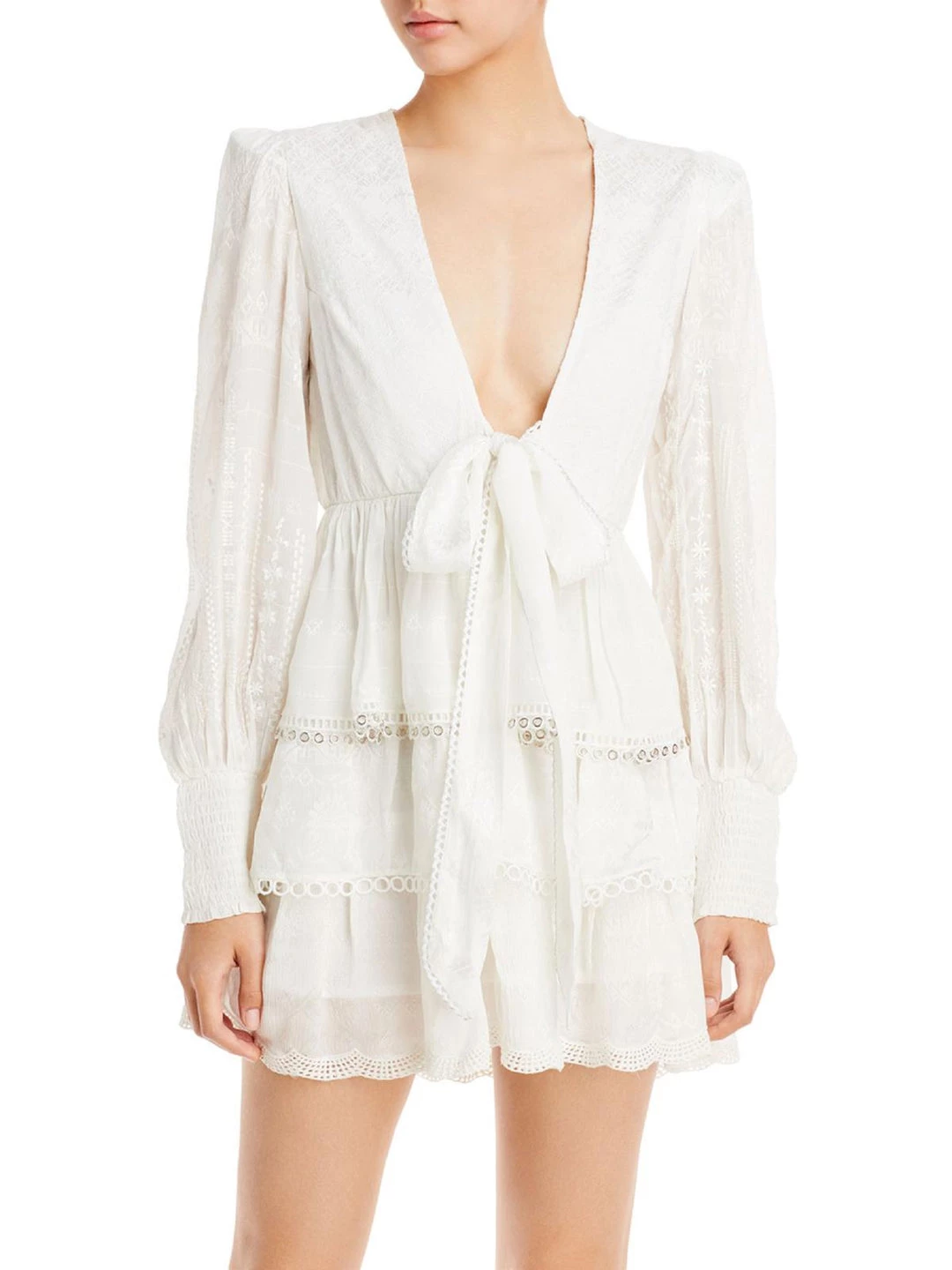 Flash Sale 🥰 Hemant & Nandita 👩 Womens Tiered Eyelet Mini 👗 Dress 😍 1 Flash Sale 🥰 Hemant & Nandita 👩 Womens Tiered Eyelet Mini 👗 Dress 😍