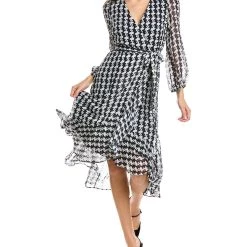 Deals ✔️ Maison Tara Chiffon Midi 👗 Dress - 👩 women 🤩