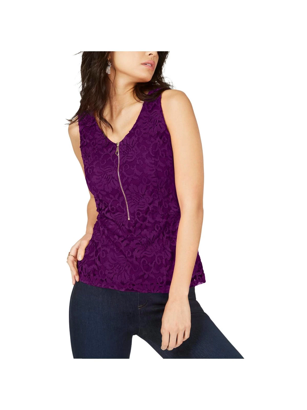 Best deal 😀 Thalia Sodi 👩 Womens Lace V Neck Tank Top 🎁 1 Best deal 😀 Thalia Sodi 👩 Womens Lace V Neck Tank Top 🎁