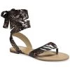 Promo ✔️ Thalia Sodi Joleyn 👩 Womens Printed Thong Slingback 🩴 Sandals 🥰