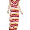 Best Pirce ✨ Thalia Sodi 👩 Womens Striped Split Neck Maxi 👗 Dress ❤️