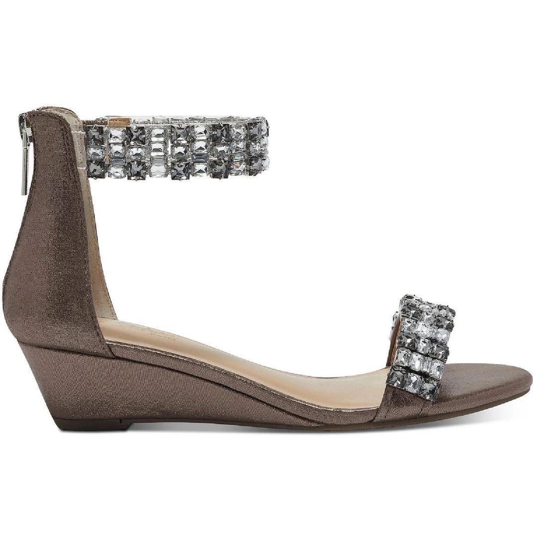 Discount 😍 Thalia Sodi Teagan 👩 Womens Faux Leather Ankle Strap Wedge 🩴 Sandals 🎁 2 Discount 😍 Thalia Sodi Teagan 👩 Womens Faux Leather Ankle Strap Wedge 🩴 Sandals 🎁 - Image 2