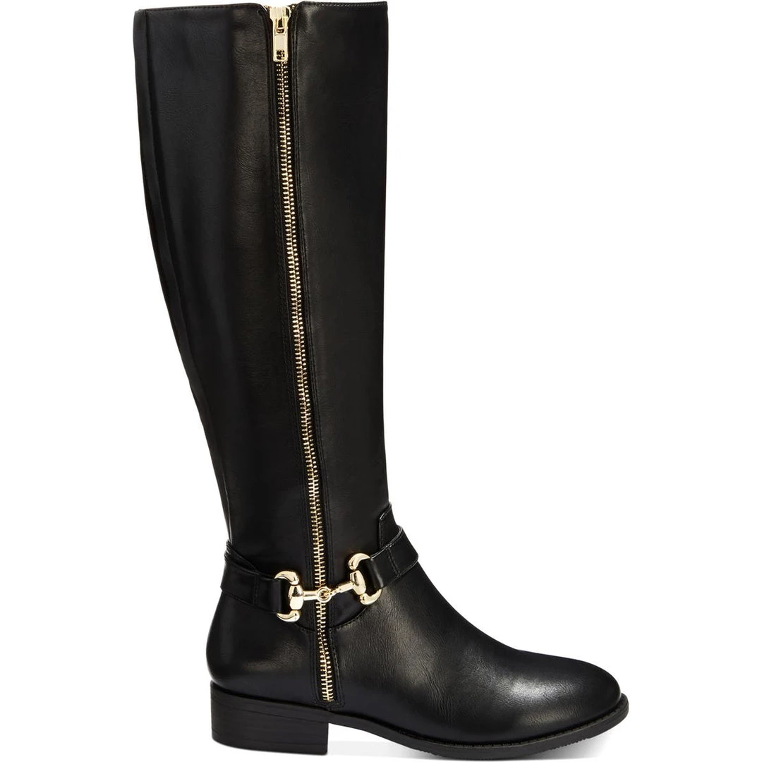 Buy 💯 Thalia Sodi Vigi 👩 Womens Faux Leather Tall Riding 🥾 Boots 👍 2 Buy 💯 Thalia Sodi Vigi 👩 Womens Faux Leather Tall Riding 🥾 Boots 👍 - Image 2