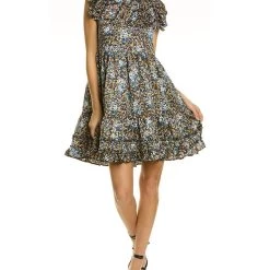 New 🥰 Socialite Flutter Sleeve Tiered 👗 Dress - 👩 women ✔️