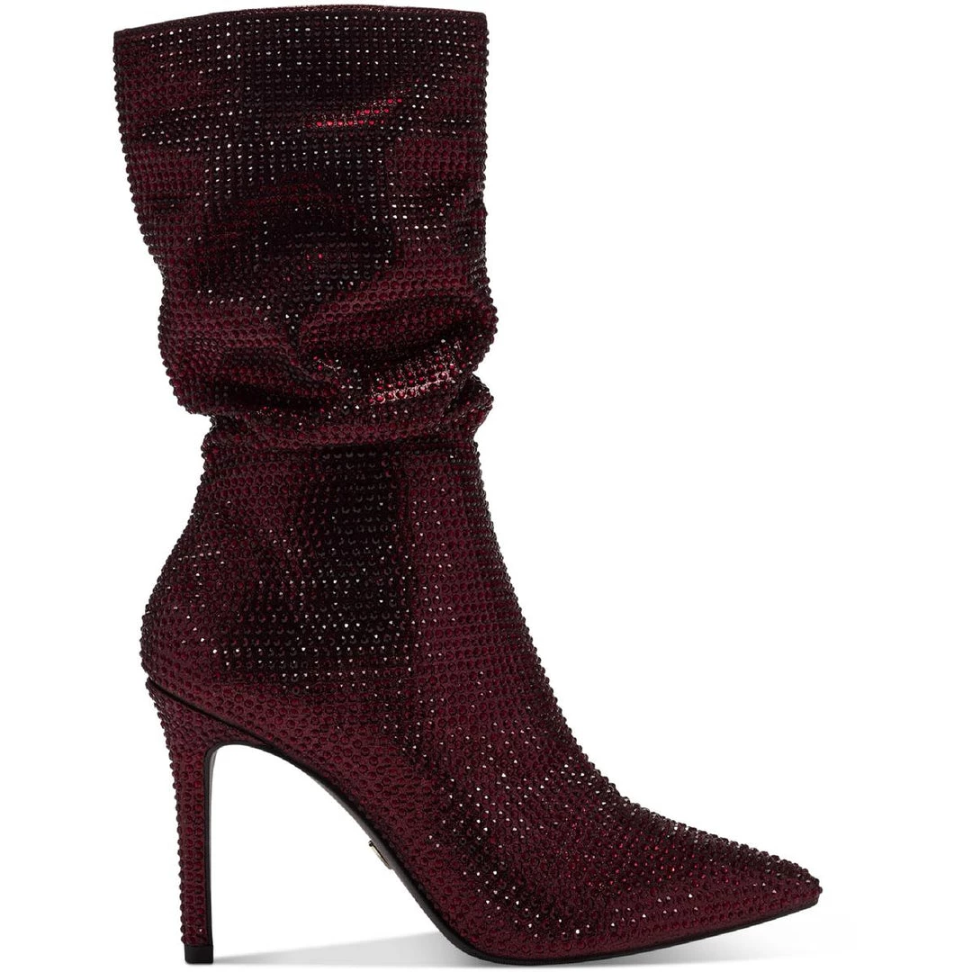 Deals ⭐ Thalia Sodi Raquell 👩 Womens Pointed Toe Rhinestones Mid-Calf 🥾 Boots ⭐ 2 Deals ⭐ Thalia Sodi Raquell 👩 Womens Pointed Toe Rhinestones Mid-Calf 🥾 Boots ⭐ - Image 2