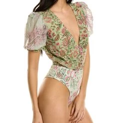 New ✔️ Hemant & Nandita Metallic Stripe Bodysuit - 👩 women 🛒 -Maison Tara Sales feb58a616b4d42b2a1103227b97710b9 1080x